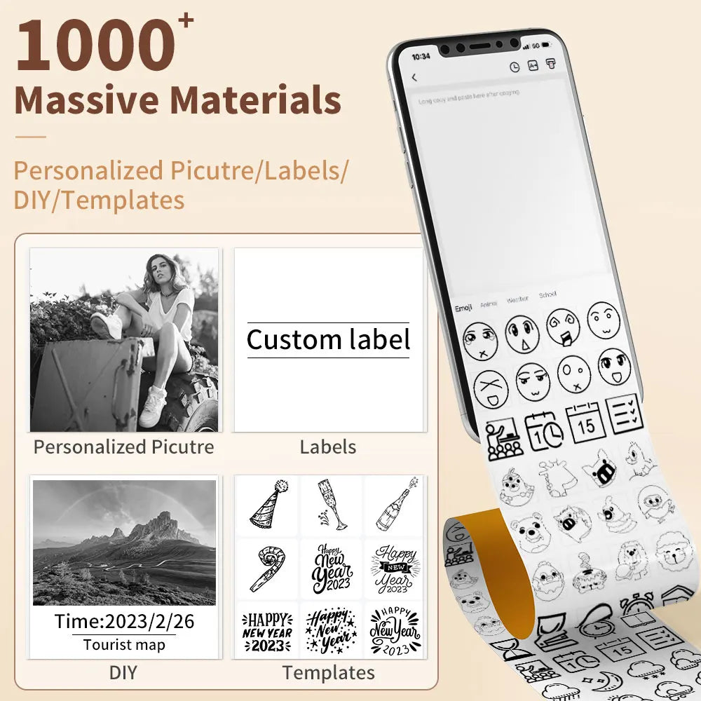 Mini Inkless Printer