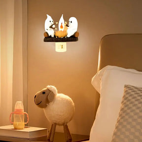 Ghost Campfire Flickering Night Light
