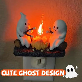 Ghost Campfire Flickering Night Light