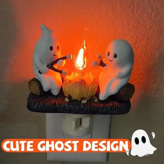 Ghost Campfire Flickering Night Light