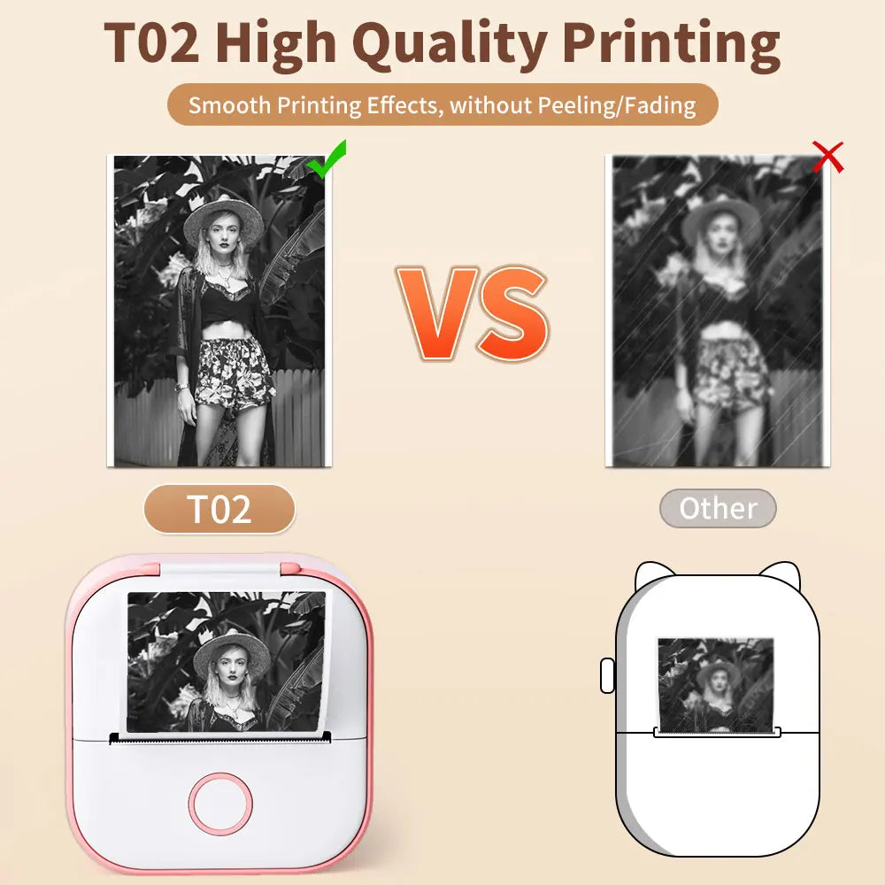 Mini Inkless Printer