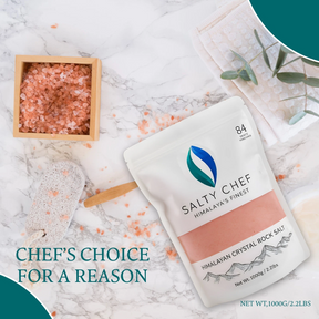 Organic Pink Himalayan Salt Coarse 1000g Natural & Pure for Cooking