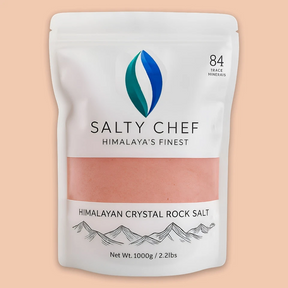 Organic Pink Himalayan Salt Coarse 1000g Natural & Pure for Cooking